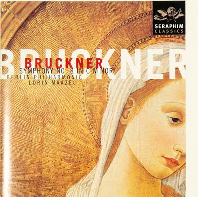 CD BRUCKNER, BPO; MAAZEL - Symphony 8  724357370820 Seraphim Classi 2000 US Classical Used