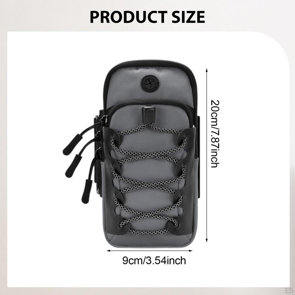 Arm Bag Band Sleeve Phone Holder Running Armband for Camping Adults Outdoor