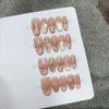 Live Shot Pink Leopard Print Handmade Removable Nails - Sweet Style Art
