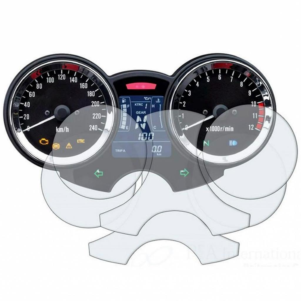 [Set of 2] Meter Protective Film for Kawasaki Z900RS CAFE Z650RS 2018 2019 2021