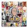 57pcs Anime One Punch Man Stickers Japanese Manga Cartoon Saitama Genos Drawing Doodle Decoration for Notebooks Cases