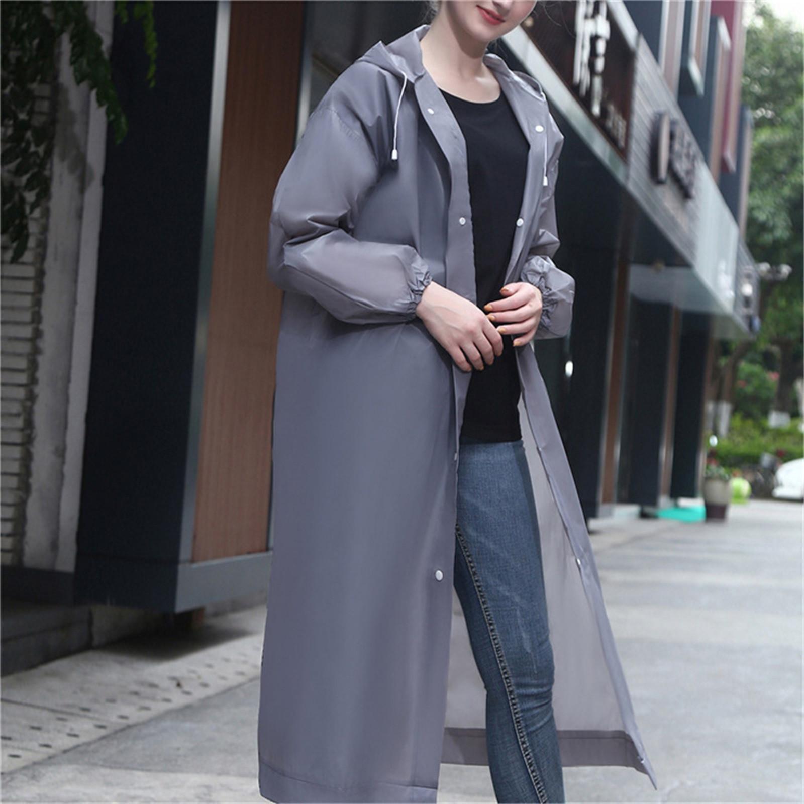 

Унисекс открытый путешествия мода взрослый плащ толстый прозрачный плащ из ЭВК