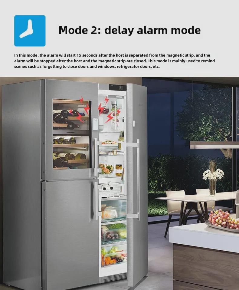 130dB Multi-Function Remote Control Door & Window Magnetic Alarm for Home Security