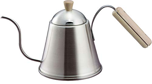 

KOGU Coffee Tools Coffee Pot Drip Pot ITTEKI 700ml [Made in Japan] Direct Heat IH Compatible Drip Drip Narrow Spout Easy to Pour Lid Kettle Stainless