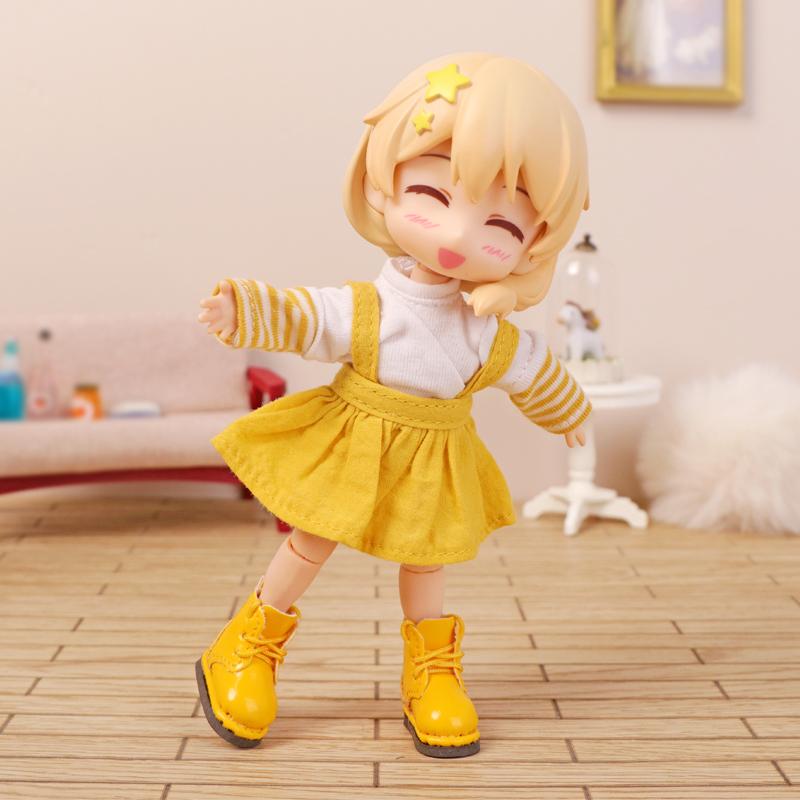 OB11 Clothes Cat Pudding Sweater Hooded Jacket Shorts Shoes for Molly, YMY, GSC Body, 1/12bjd Doll Clothes Toy Clothing