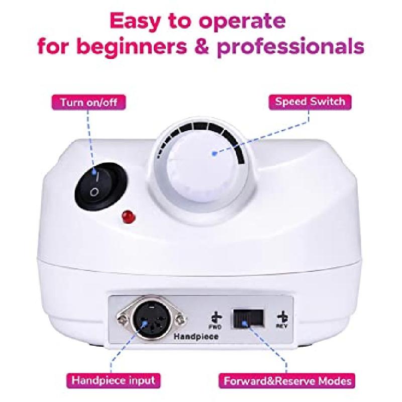 Elektrická vrtačka na nehty s 35000 ot./min.