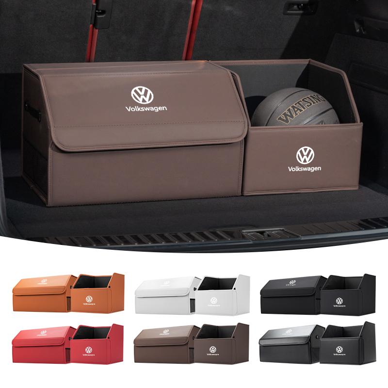 T23-Car Trunk Organizer Box Tailbox Stowing Tidying Storage Bag For Volkswagen VW Passat Golf Tiguan Polo Scirocco Jetta CC T-ROC