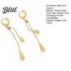 Jewelry Set Electroplating Process Water Drop Adjustable Y Shape Slider