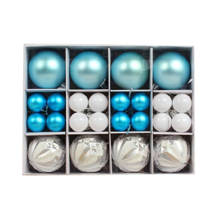 Decorazioni Albero di Natale Palline Sferiche Set Palline da Appendere Ornamenti Decorazione Campanella