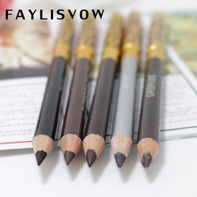 Long-lasting Double-Headed Leopard Print Eyebrow Pencil  Eyebrow Enhancer with Makeup Brow Shadow