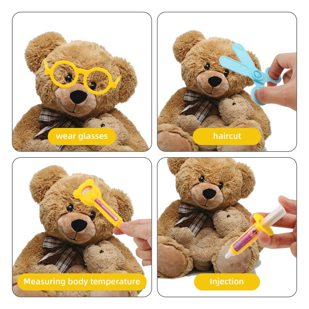 Children'S Doctor Play Toy Handheld Medicine Box Set Stethoscope Injection Toy