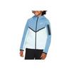 Îmbrăcăminte sport Tech Fleece Fermoar pe lungime cu glugă Hanorac modă cu mânecă lungă Hanorac pentru copii Glacier-Albastru HV5867-474