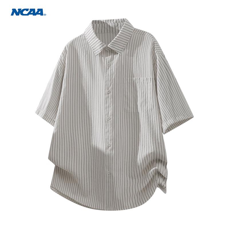 NCAA Men s Casual Ice Silk Short-Sleeve Shirt S