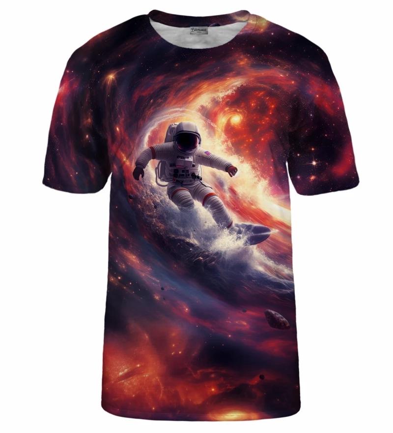 Summer Round Neck 3D Psychedelic Space & Art Print Top Fashionable Casual Short Sleeved Men's T-shirts