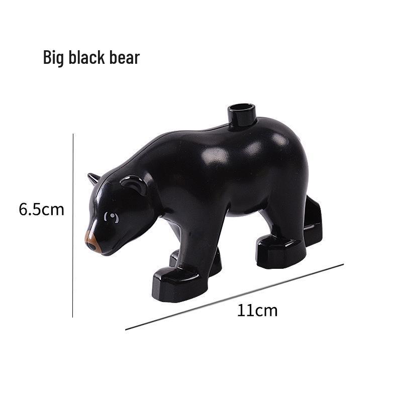 Compatible Large Bricks: Animal Accessories & Educational Building Blocks for Children - Ocean & Forest Themes