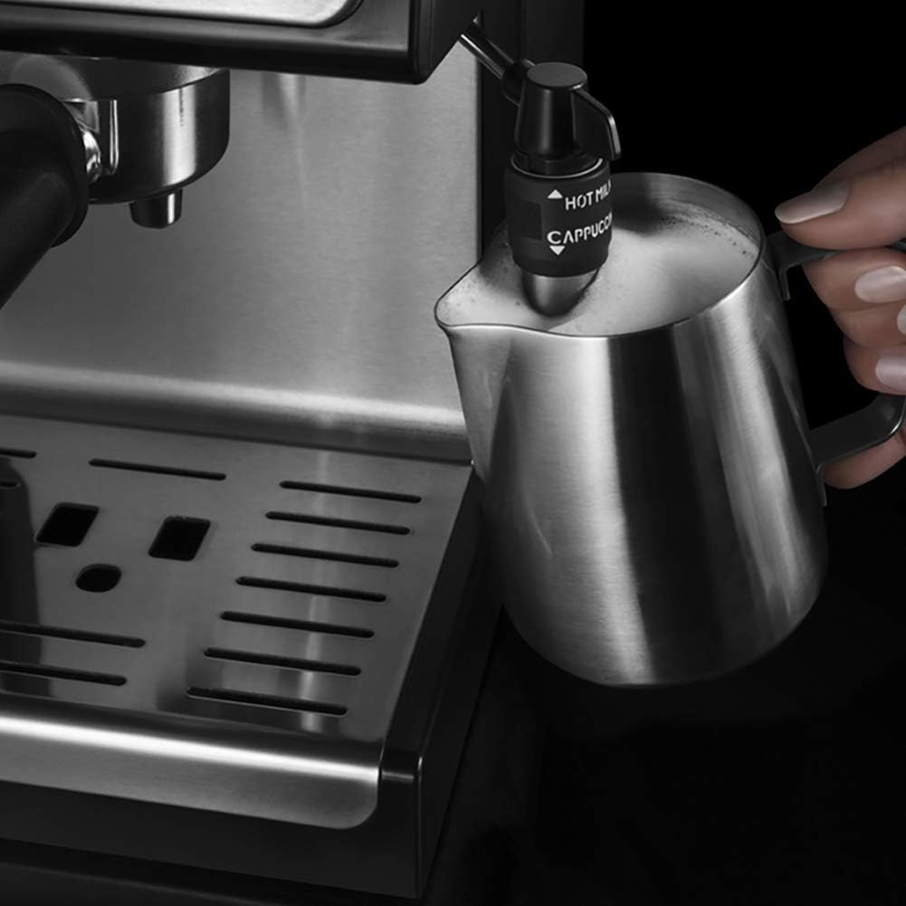 Stainless Steel Milk Frothing Pitcher 350ml Espresso Steaming Pitcher for Espresso Machines Cappuccino Latte Art