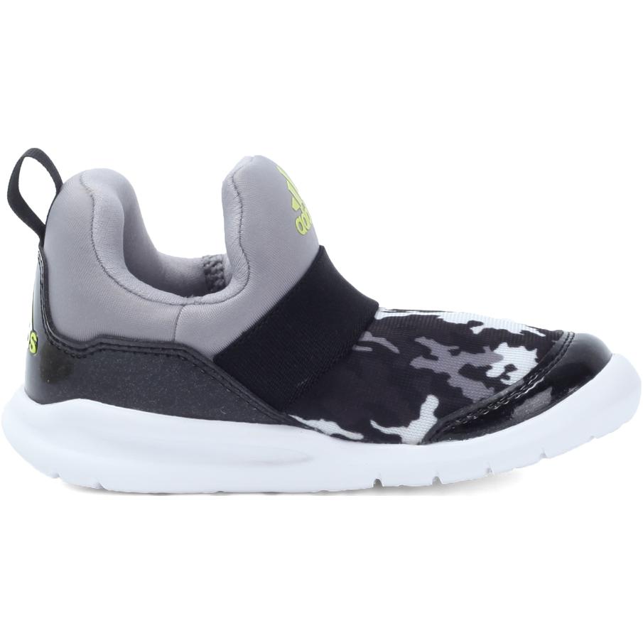Adidas Rapidazen I Synthetic Leather Fashionable Wear-Resistant Breathable Low-Top Walking Shoes Baby Shoes Black CG3253