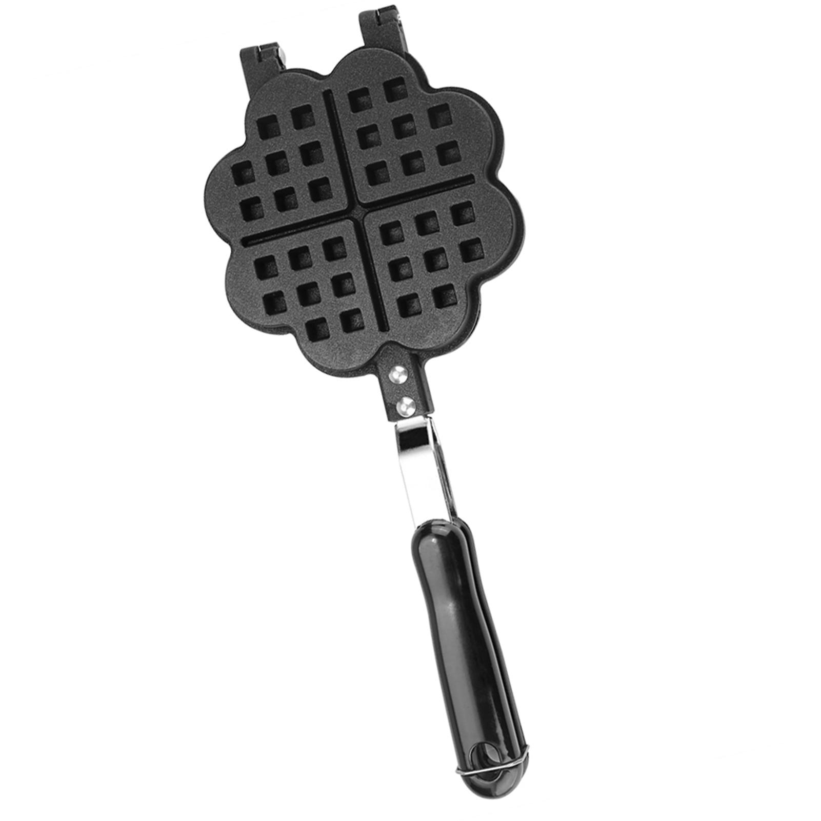 

Heart Shape Aluminum Waffle Maker Pan for Sweet Breakfast Baking