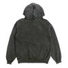 Los Angeles Apparel Garment Dyed Solid 14oz Mineral Carbon Size M Hoodie, Men's Fleece-Lined Hoodie, Wash, Black, [Used]