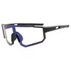 Unisex Photochromic Cycling Glasses - Outdoor European & American One-Piece Sports Sunglasses