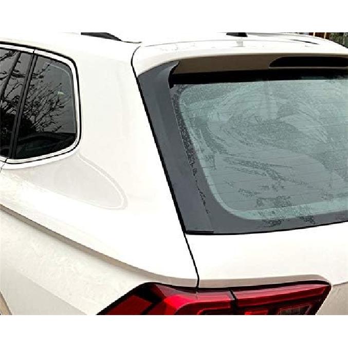 Black Rear Window Spoiler Side Wing Cover Trim 2pcs for Volkswagen VW Tiguan MK2 2017-2020