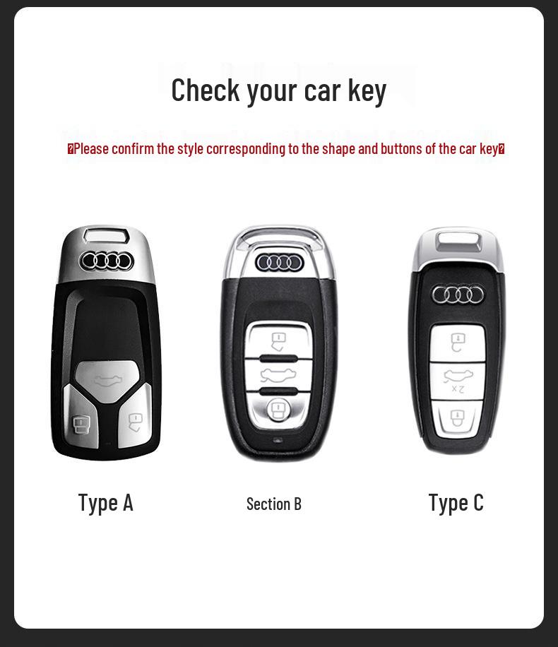 Mercedes Key Case with Alcantara, Compatible with E-Class, S-Class, C-Class, B-Class, GLC, GLB—Full Coverage Protection