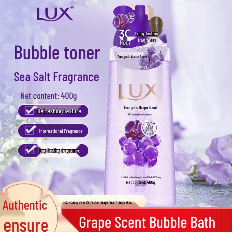 LUX Grape Scent Bubble Refreshing Shower Gel