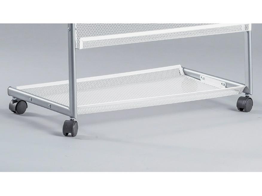 Floor-Standing Magazine, Newspaper, and Book Display Rack for Promotional Material and Office Storage