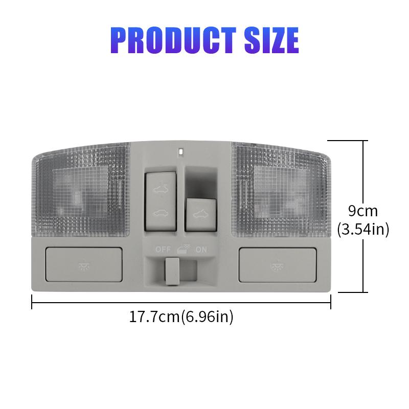 BBM669970B75 BBM6-69-970B-75 Interior Roof Reading Light For Mazda 3 2010 2011 2012 Roof Overhead Console With Sunroof Switch