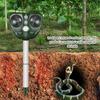 Outdoor Waterproof Solar Powered Pest Rejector Garden Farm Mouse Mole Pest Rodent Repellent Device