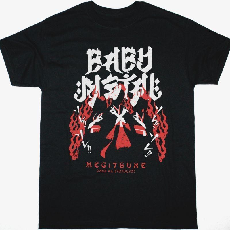 Babymetal Megitsune Black T-Shirt S разноцветный