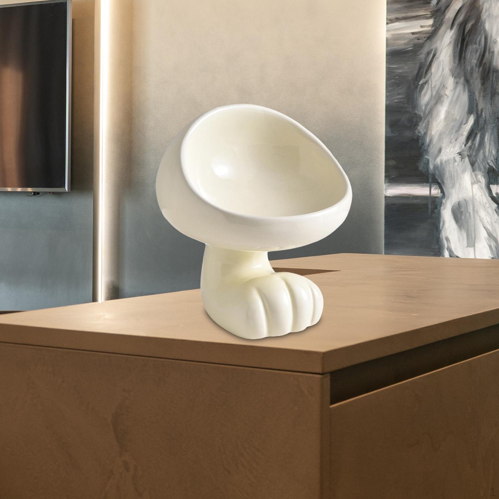 Шкатулка-контейнер для мелочей в виде кошачьей лапы Конфетница Статуэтка-органайзер для рабочего стола бежевый 1990₽