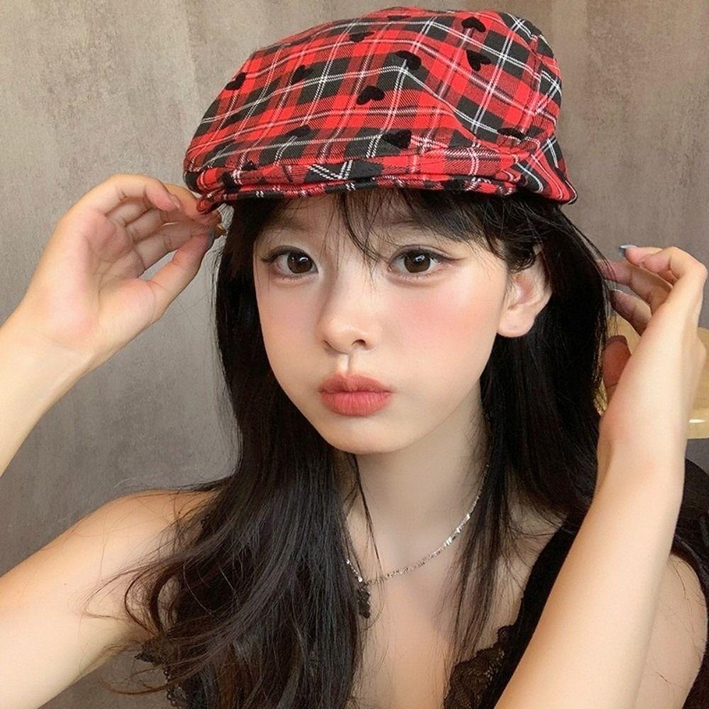 Japanese Newsboy Cap Vintage Painter Cap Trend Women's Beret  Outdoor