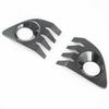 Carbon Fiber Front Fog Lamp Light Cover Trim For Toyota Corolla Cross 2020-2022
