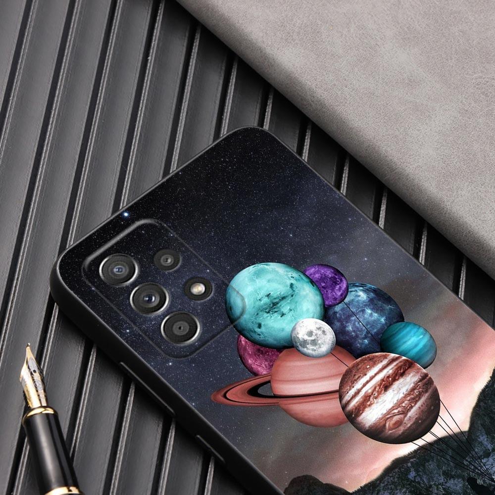 Universe Starry Phone Cover Galaxy A53 5G Case For Samsung A54 A55 A52S A51 A71 A73 A72 A35 A32 A33 Cases Sky Space Planet Stars