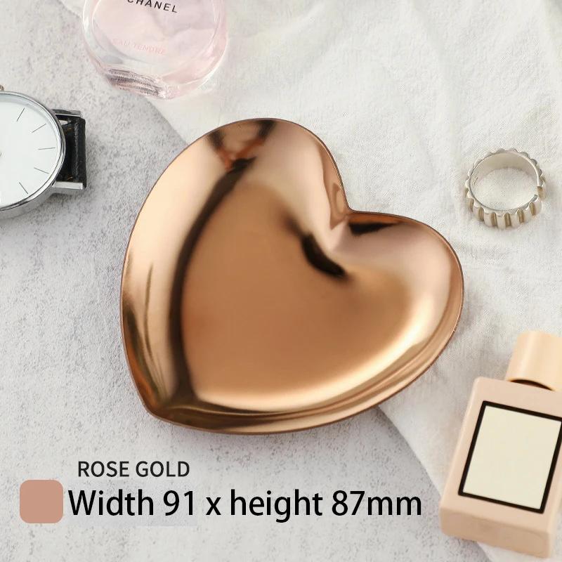 Modern Simple Stainless Steel Metal Water Drop Multi-shape Snack Tray Storage Jewelry Storage Metal Decoration Storage Organizer