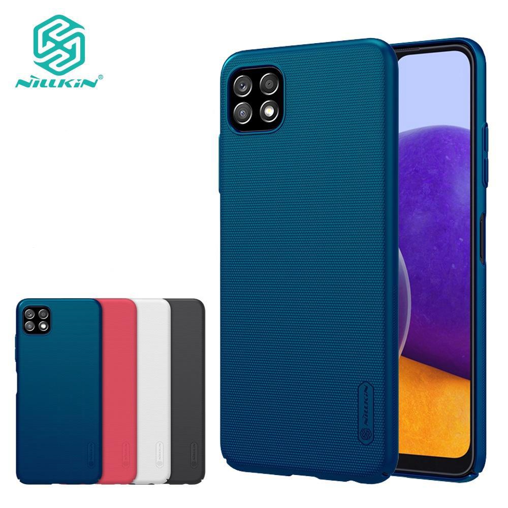 

Роскошный чехол Nillkin для телефона Samsung Galaxy A22 5G, жесткий ПК, противоударный, с суперматовым экраном