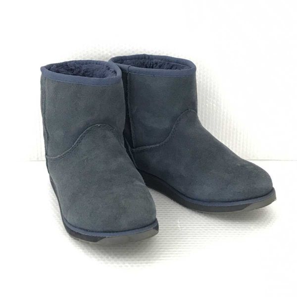 EMU Schaffellstiefel Marineblau 23.0cm(GEBRAUCHT)