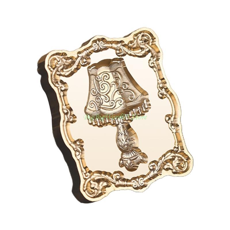 24TE Brass Sealing Stamp Head Wax Stamp Head Only Emboss Sealing Wax Scrapbooking Stamps Head Wax Seal Stamp Head Replacement