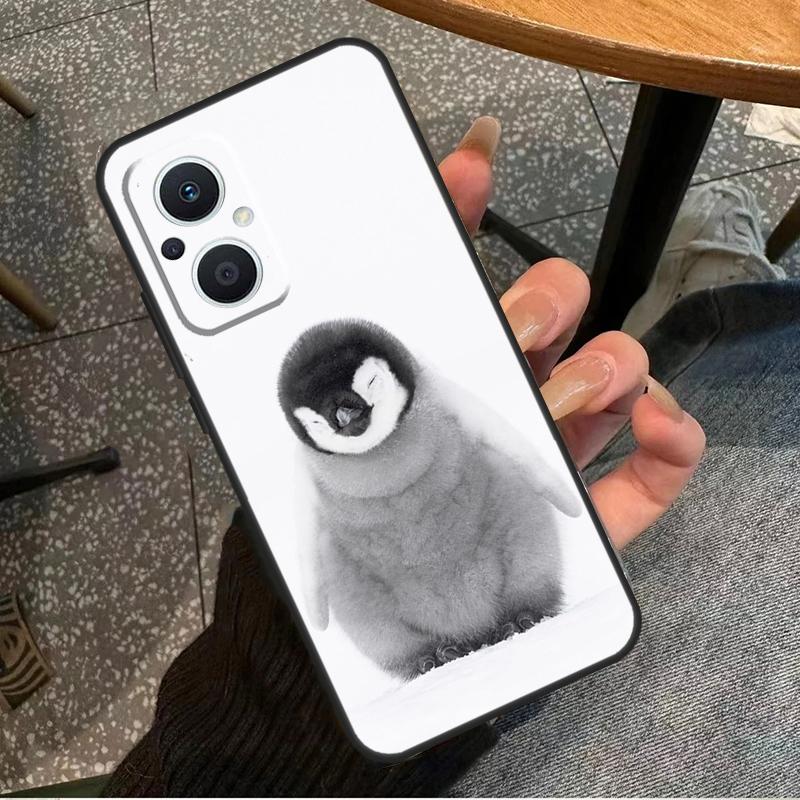 Penguin Snow Arctic Cute Animal For OPPO Reno 14F 13F 12F 11F 10 11 12 13 14 Pro 7 8 Lite 8T OPPO Find X5 X6 X8 X9 Pro Case