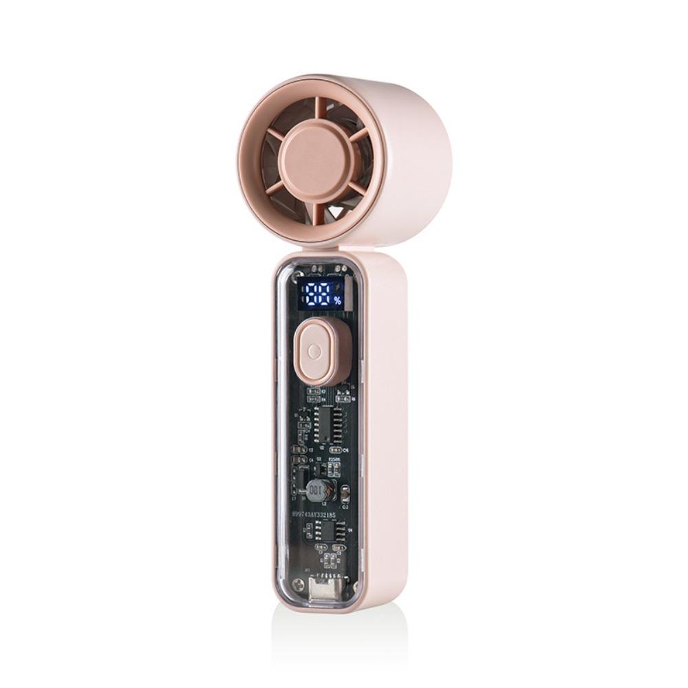 

Ice Cool Function Refrigeration Electric Fan Digital Display Small Air Cooler Summer Pink Regular Style