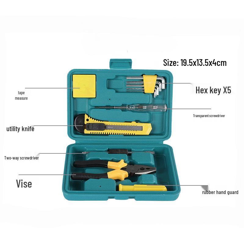 

Бытовой многофункциональный набор инструментов для ремонта - Универсальный ящик для инструментов для электриков и обслуживания автомобилей