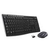 Logitech Mk270 Wireless Combo Keyboard + Mouse, Us Int, Black