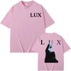 Rosalia Singer LUX New Album Graphic TShirt  Unisex Casual Short Sleeve Trendy Hip Hop Streetwear Men And Women Tshirt