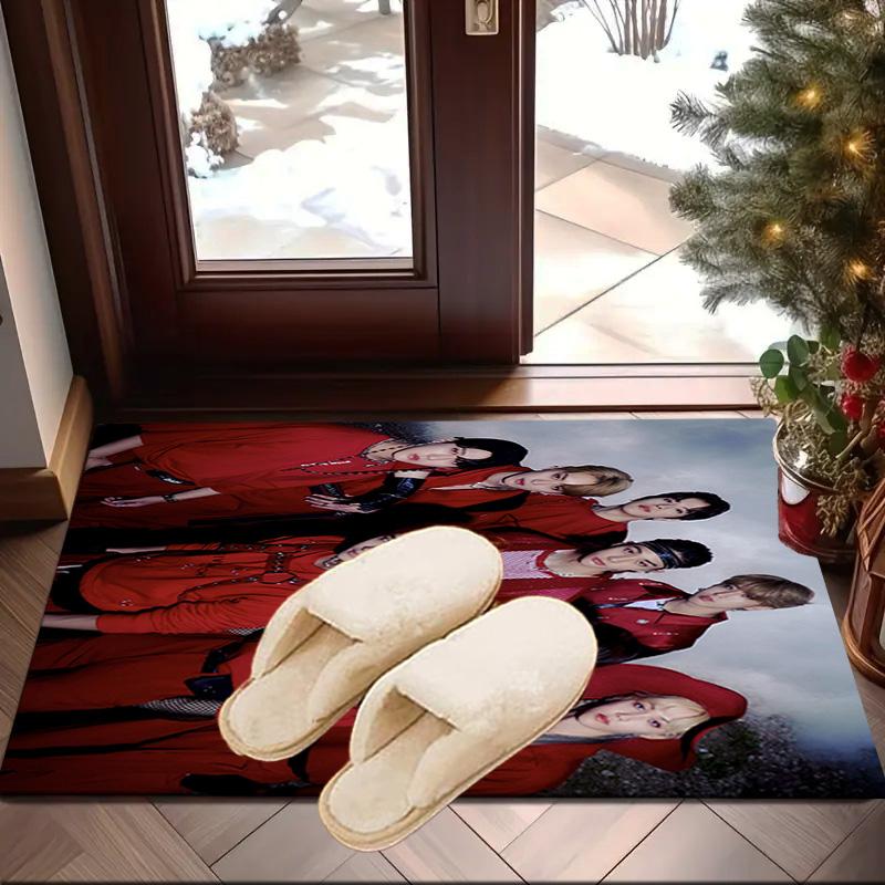 K-pop Group Stray Carpet, Chair Rug,Rug for Office Bedroom Living Rooms, Doormat Decor Fan Gift Christmas Gift