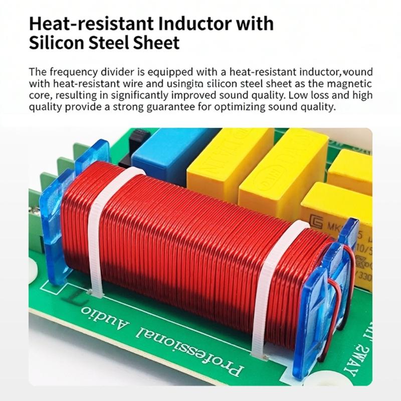 Professional Adjustable Speaker Frequency Divider WEAH-247 Supporting 400W Power for Enhancing Sound Quality