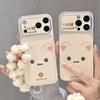 Trendy Leather Rilakkuma Phone Case for iPhone 17 Pro Max - Drop-Proof, Cute Design, Fits iPhone 16/15