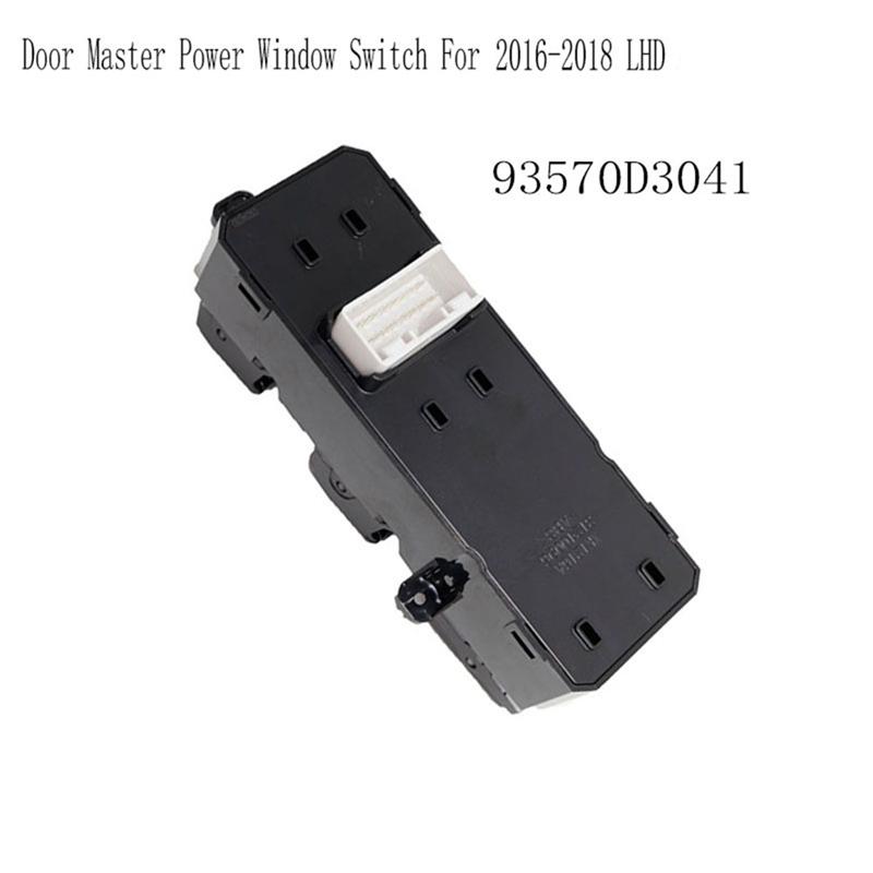 LHD Door Master Power Window Switch 93570D3041 For Hyundai Tucson 2016-2018 Window Glass Lifting Button