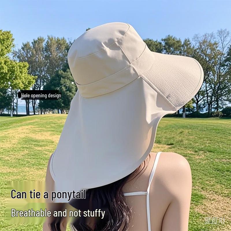 Mu Qingqing Women's Wide Brim Sun Hat
