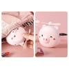 Mignon Miroir de Maquillage Cochon Mini Ventilateur Portatif avec Lumière LED Miroir Cosmétique avec Petit Ventilateur Filles Voyage Ventilateur Portable